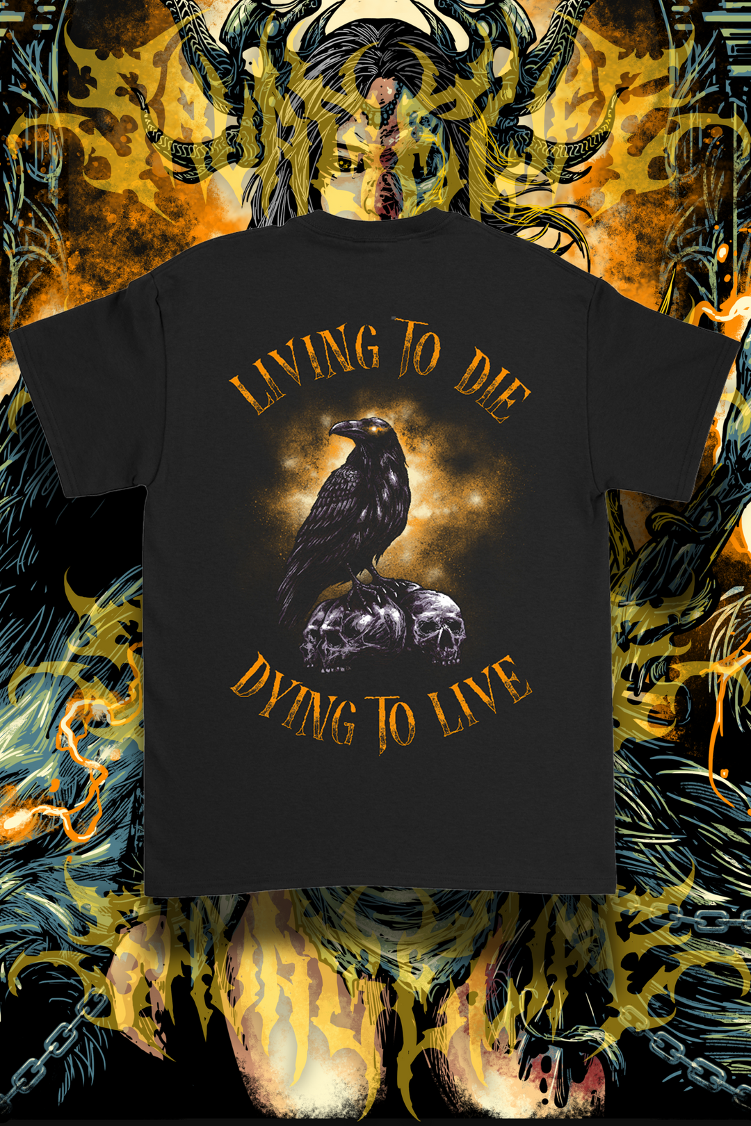 Hels' Duality - Living to Die, Dying to Live Unisex T-Shirt