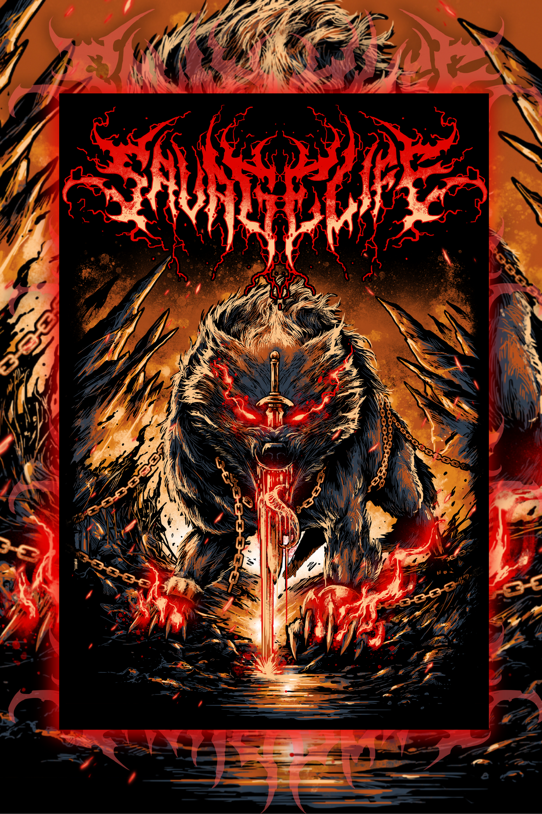 Fenrir Battle Flag