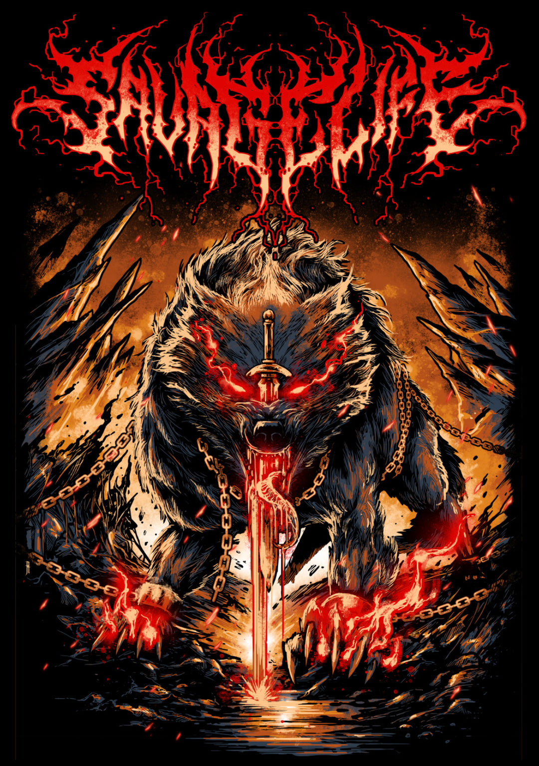 Fenrir Battle Flag