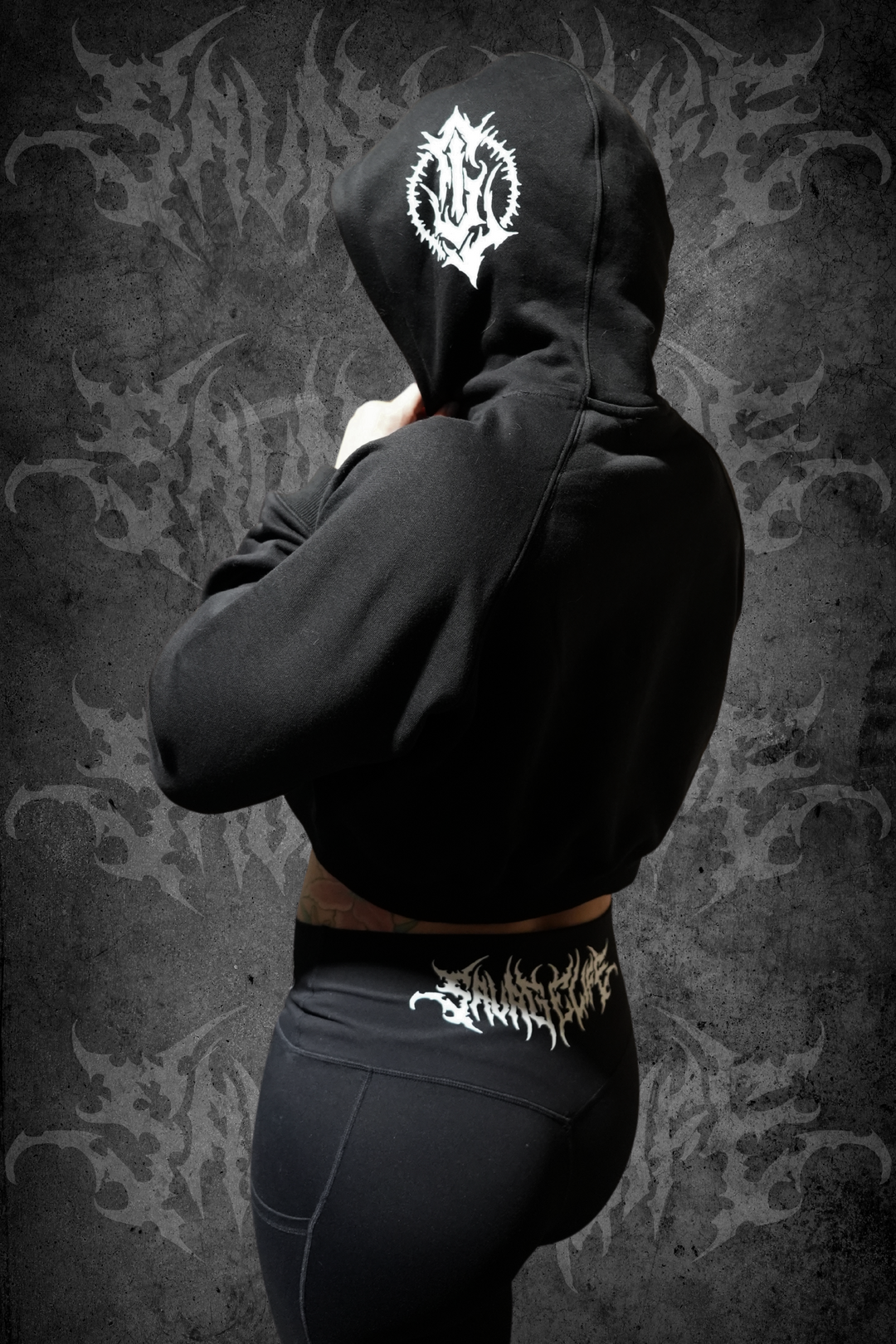 Savage Maiden Crop Top Hoodie