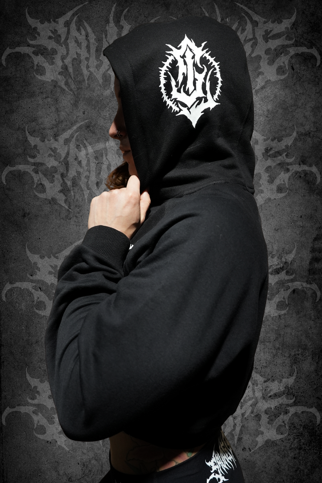 Savage Maiden Crop Top Hoodie