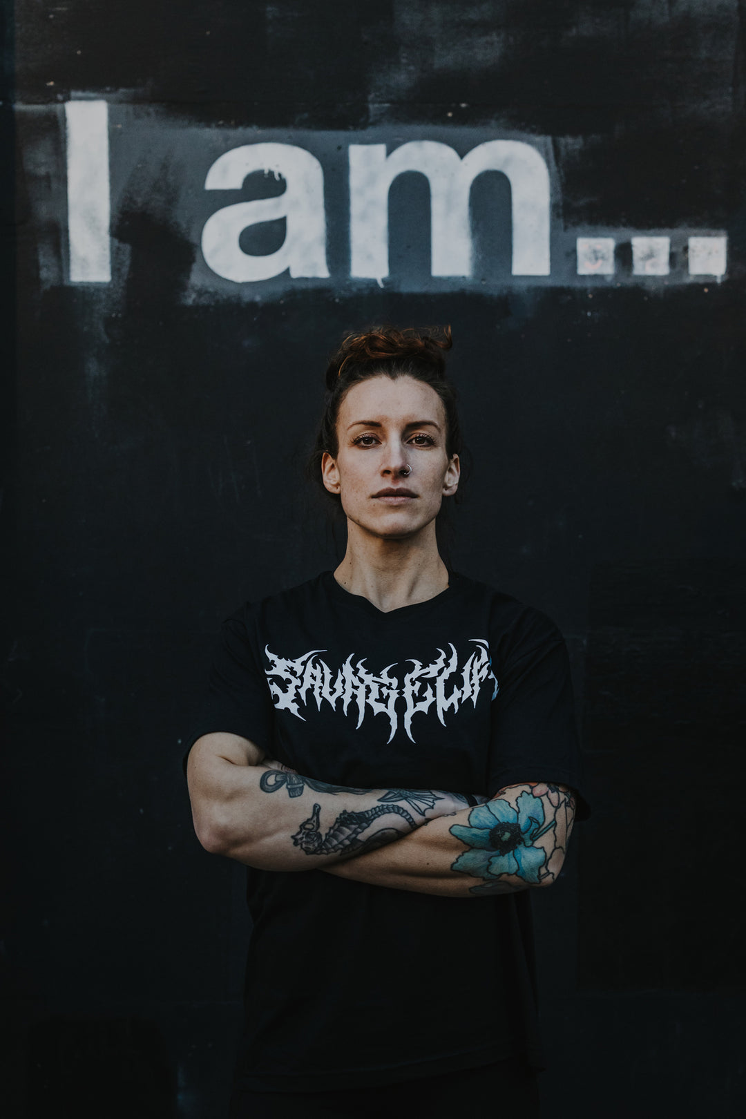 Savage Life White Logo Unisex T-shirt