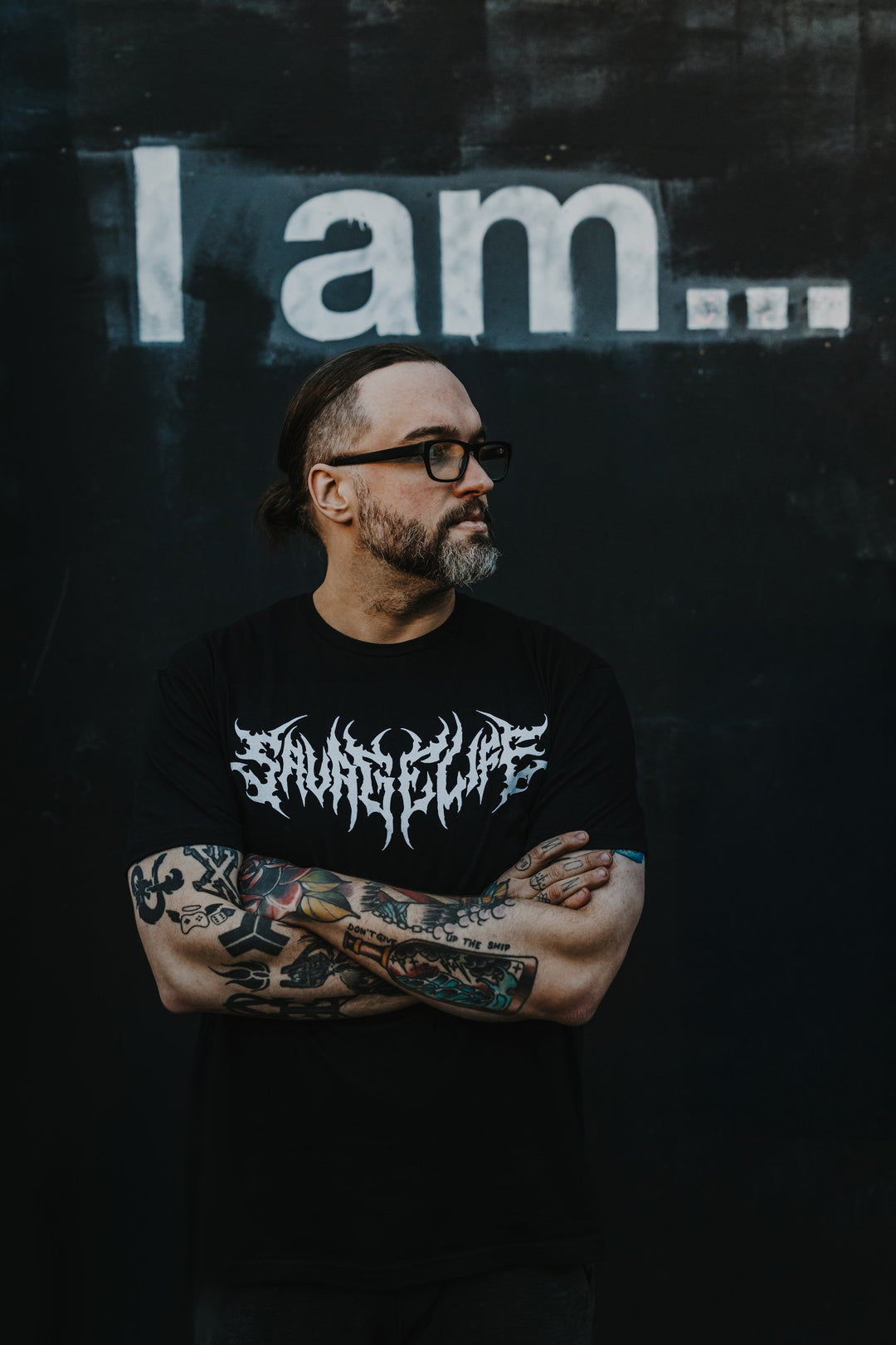 Savage Life White Logo Unisex T-shirt
