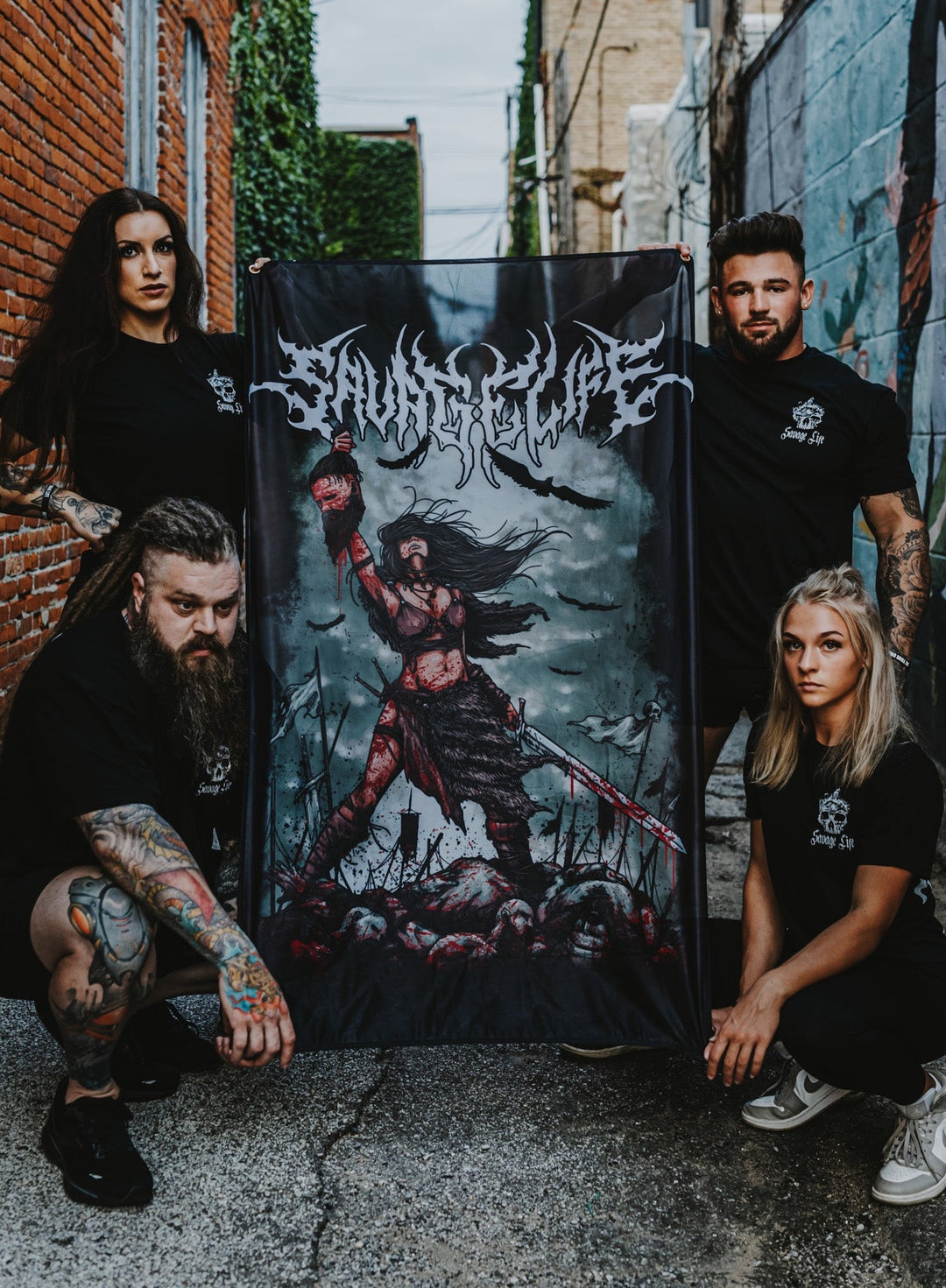 Savage Sovereignty Battle Flag