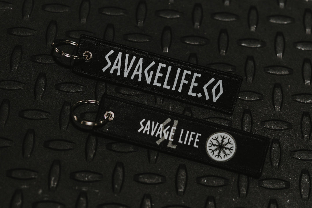 Savage Life Helm of Awe and Terror Flight Tag