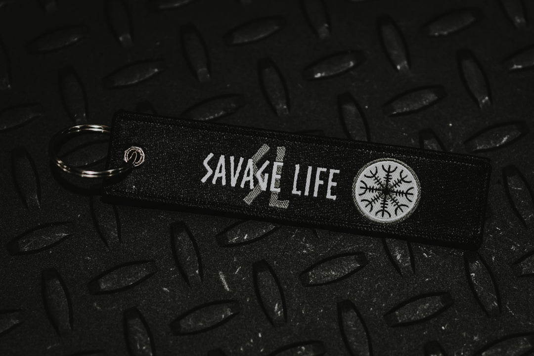 Savage Life Helm of Awe and Terror Flight Tag