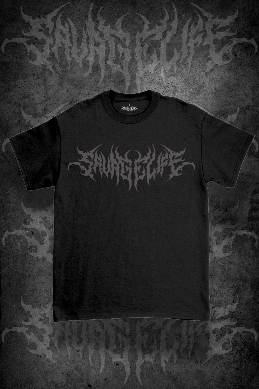 Savage Life Blackout Logo Unisex T-shirt