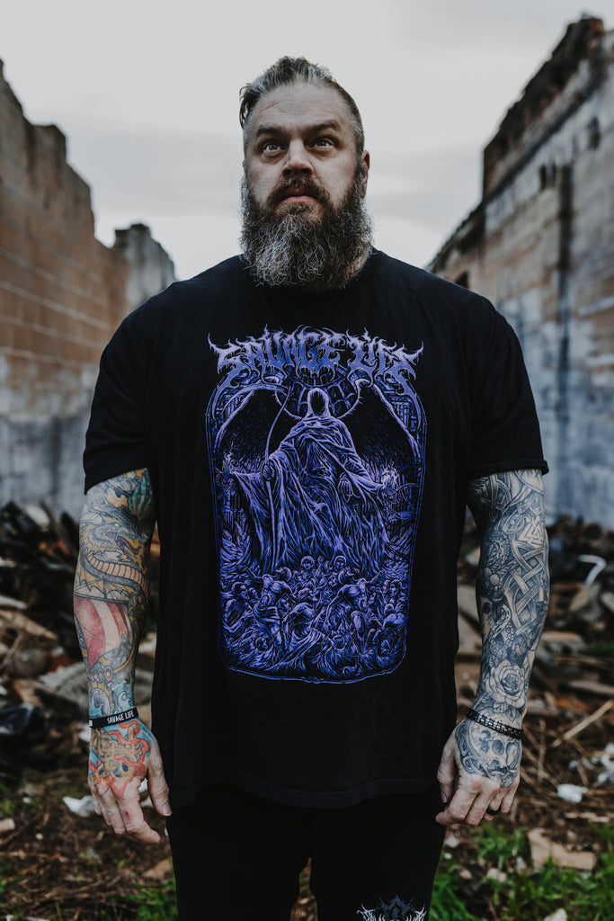 Reaper's Reach T-Shirt | Savage Life Apparel – Savage Merch