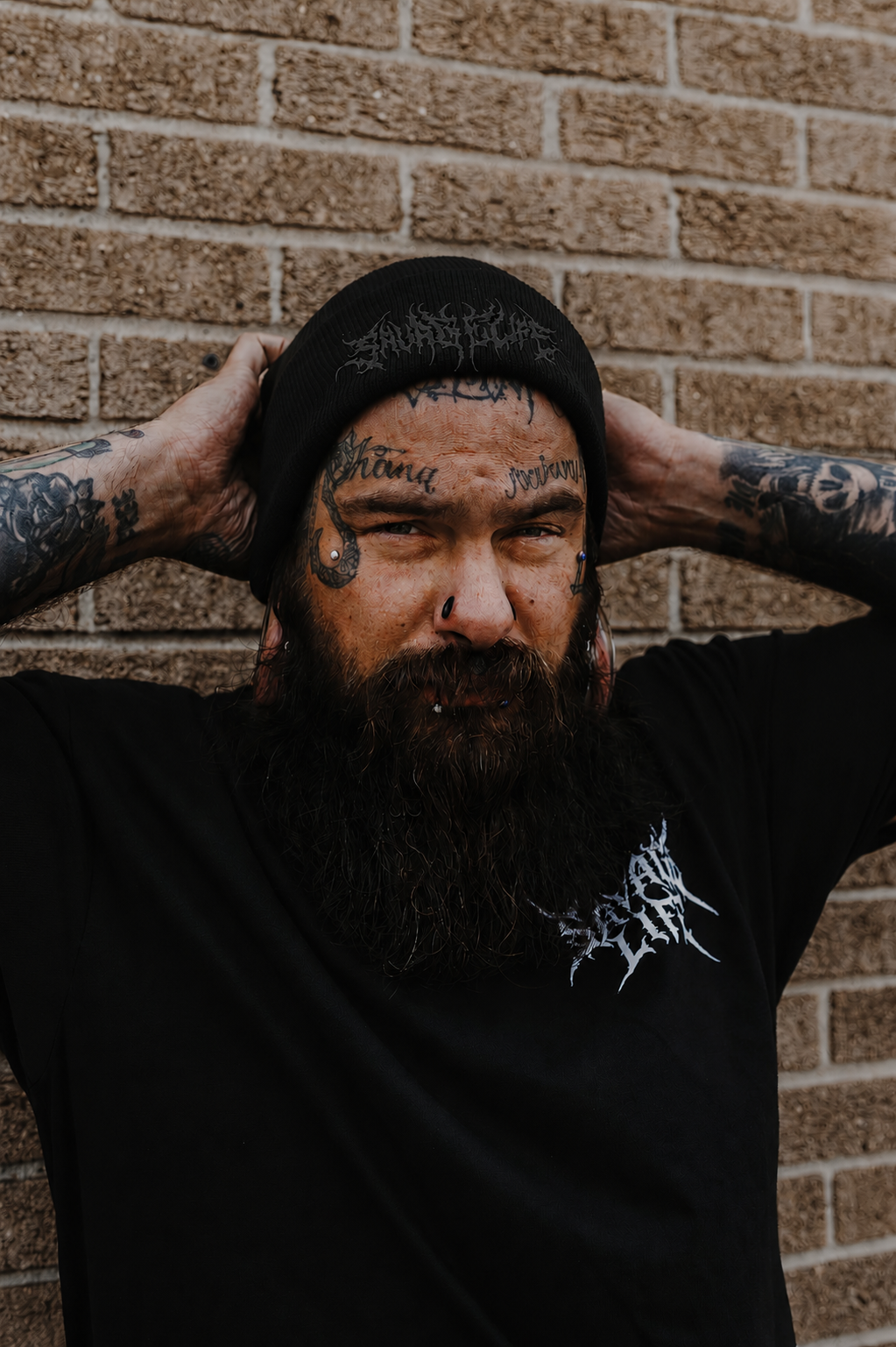 Savage Life Death Metal Beanie