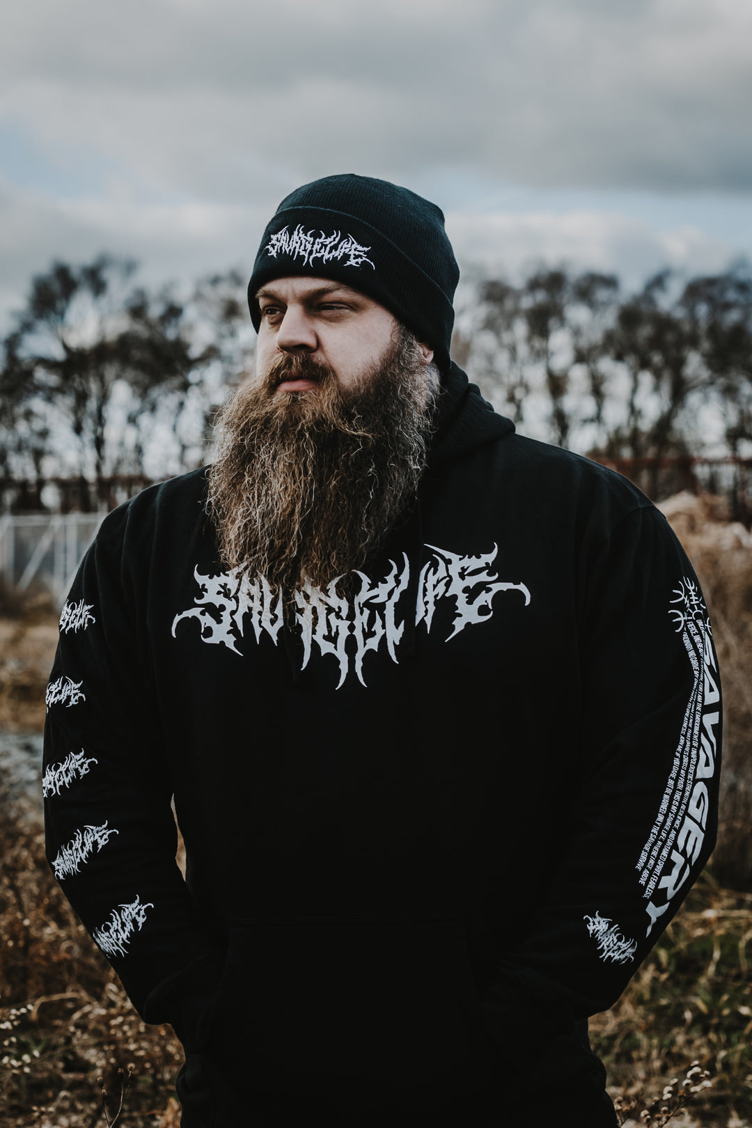 Savage Life Death Metal Beanie