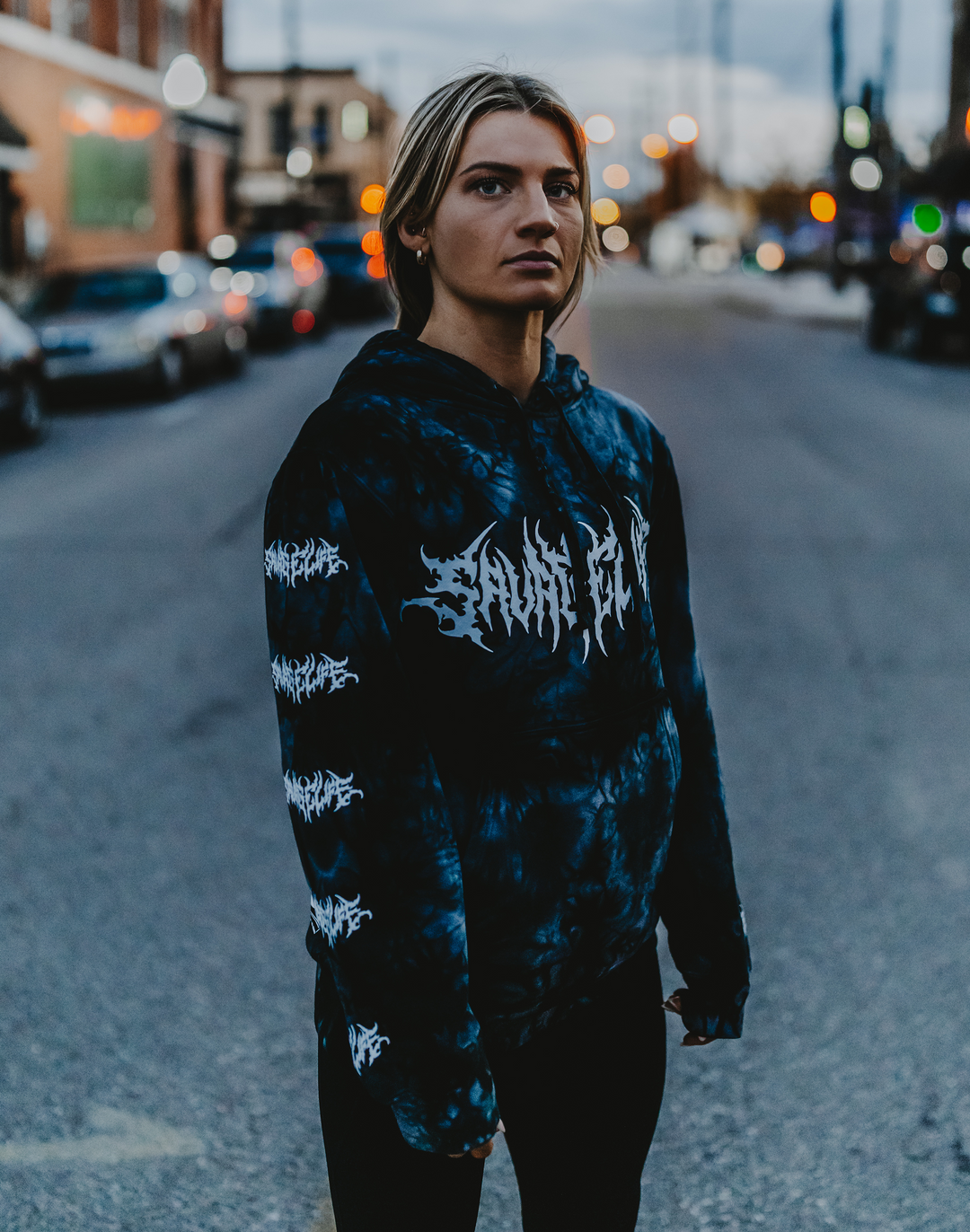 Conquest of Savagery - Limited Collectors Edition Black Tie Dye Hoodie